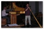 Orgel und Alphorn, hier mit Stefan Moser